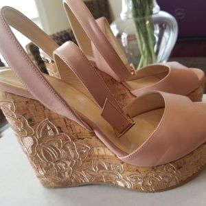 Jimmy Choo Wedge Sandals with Box and Dustbag